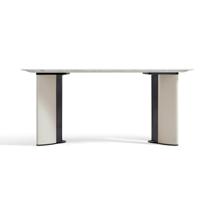KATALINA Chic Fendi White Dining Table
