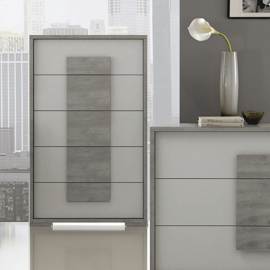 LIA Silver Ash Chest - Fabelli Italia