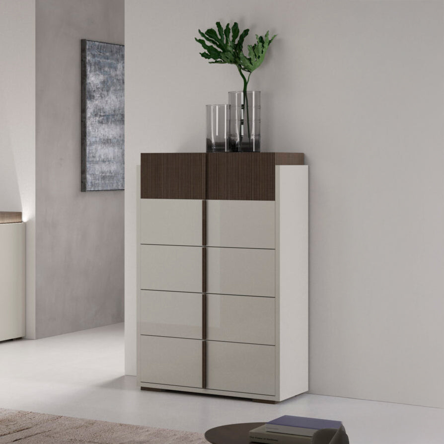 LIVIA Hazel Taupe Chest - Fabelli Italia