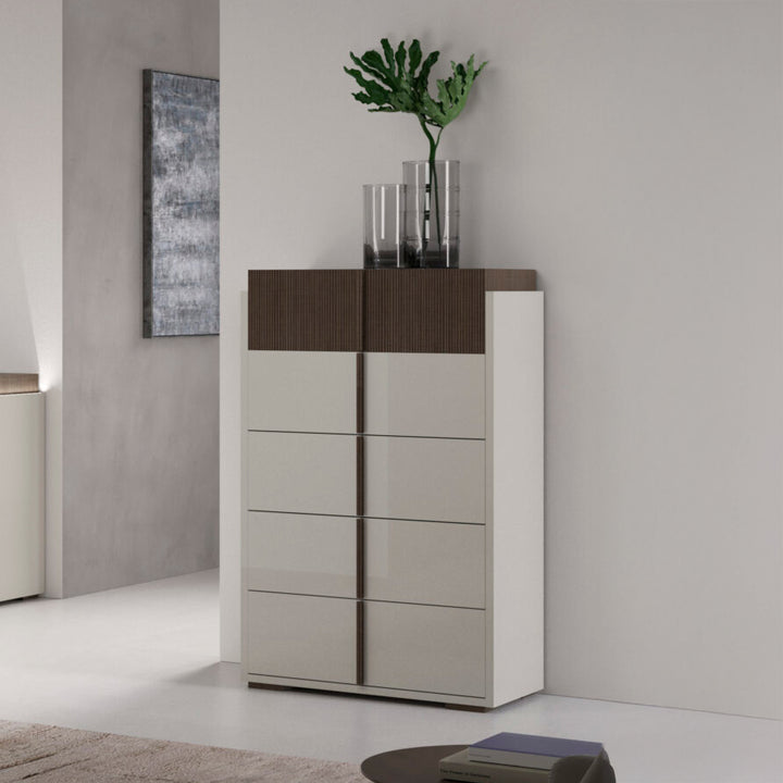 LIVIA Hazel Taupe Chest - Fabelli Italia