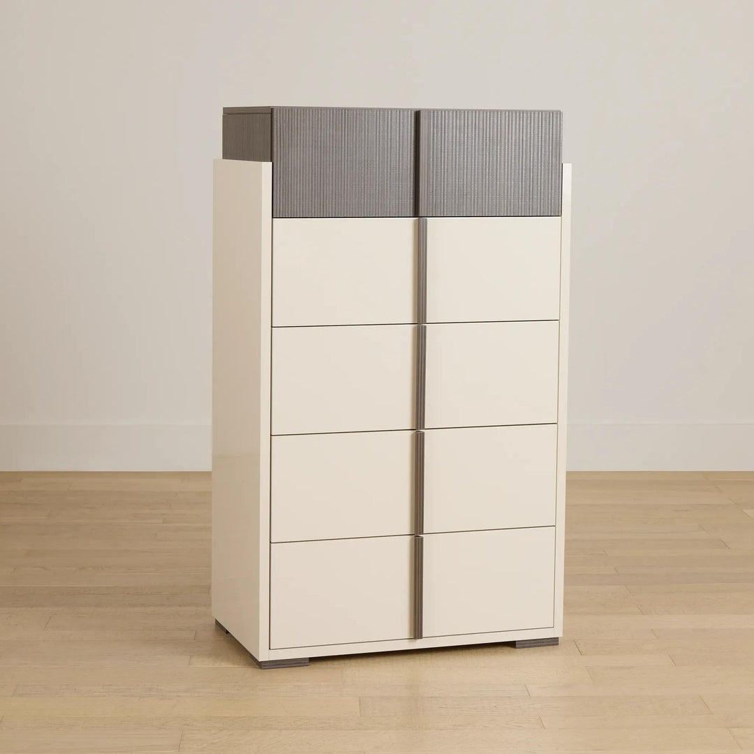 LIVIA Hazel Taupe Chest - Fabelli Italia