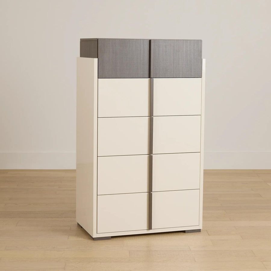 LIVIA Hazel Taupe Chest - Fabelli Italia