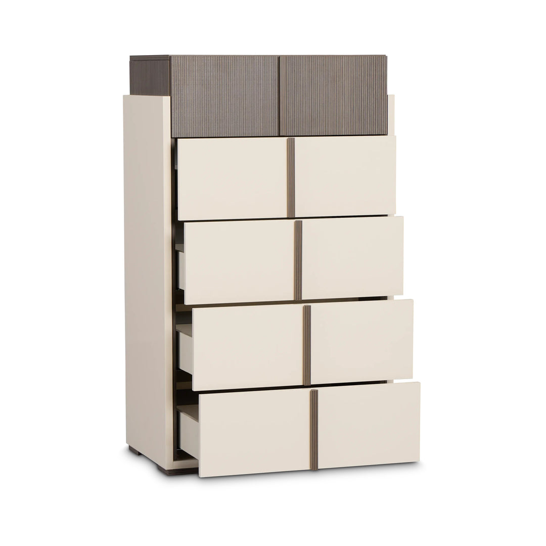 LIVIA Hazel Taupe Chest - Fabelli Italia