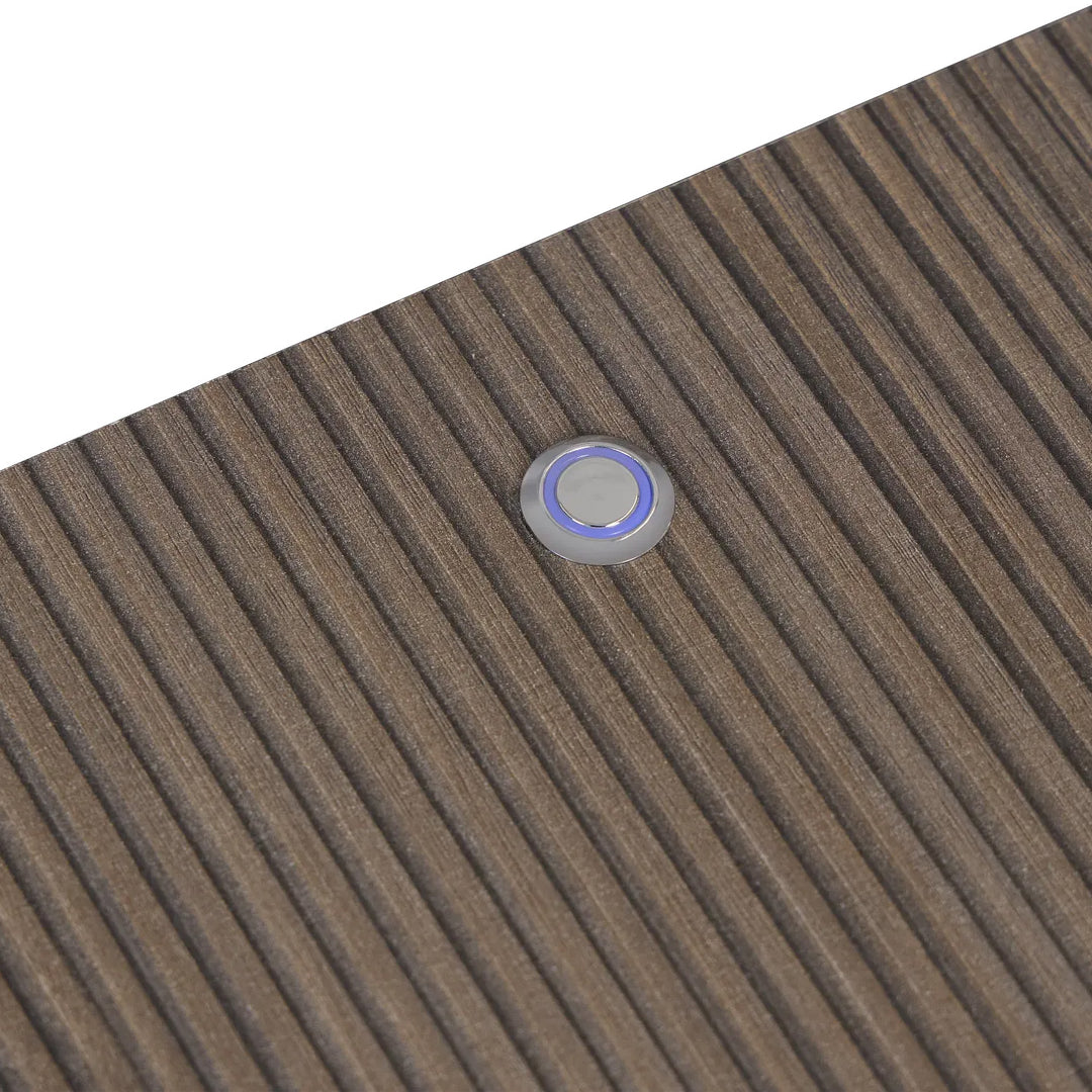 LIVIA Hazel Taupe Nightstand - Fabelli Italia