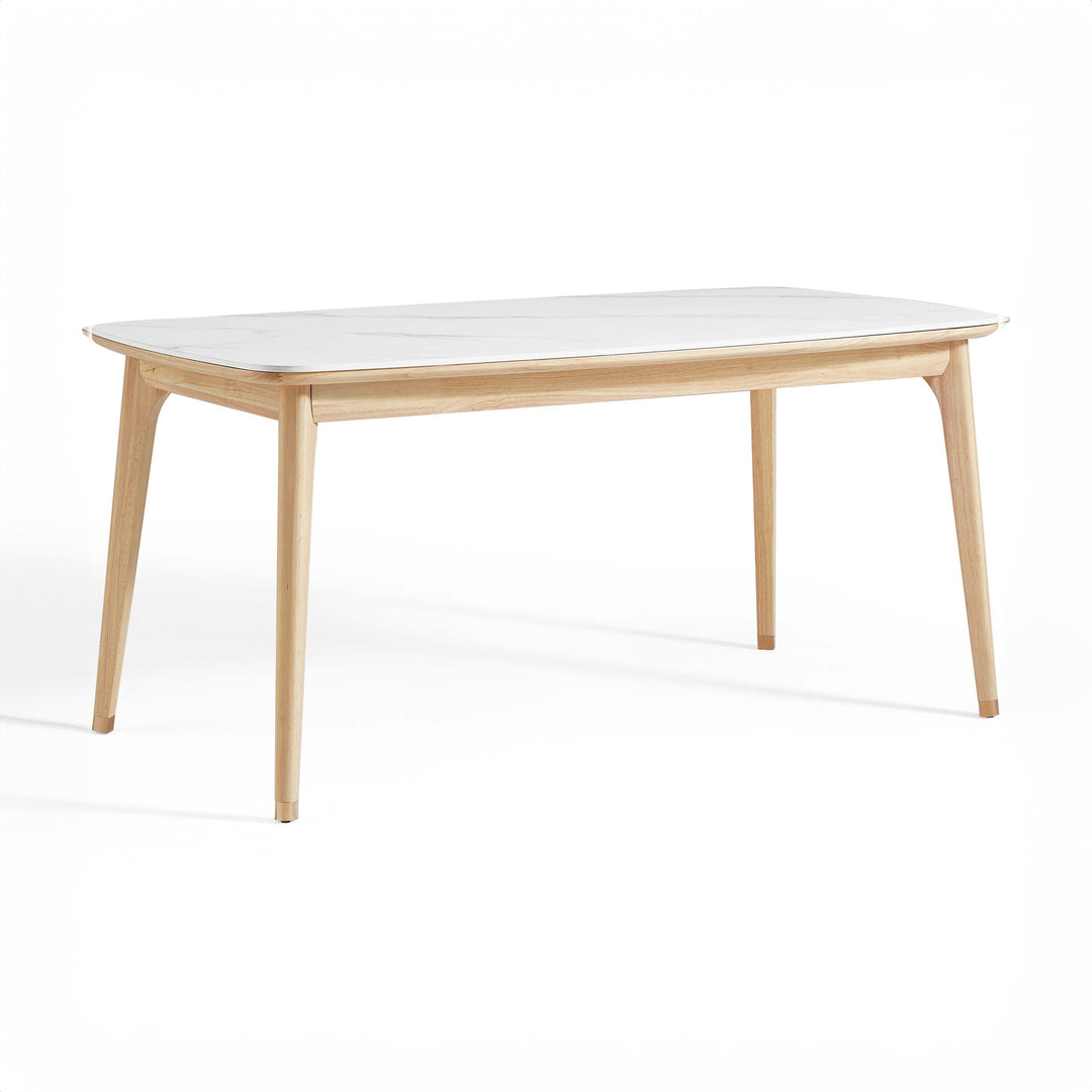 LADONNA Ceramic Wooden Dining Table