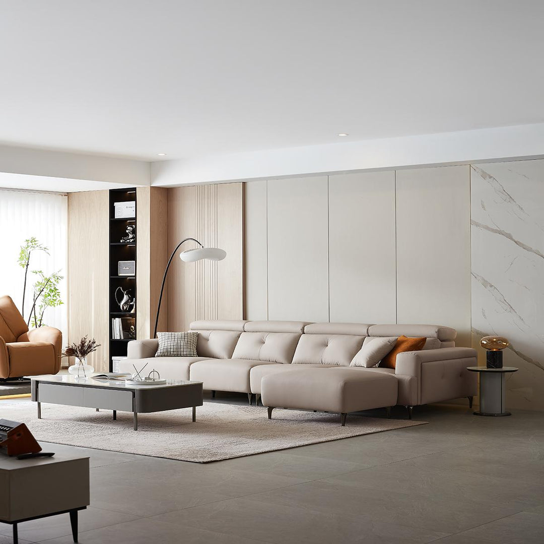 ARMANI Plum Orange Fabric Sofa