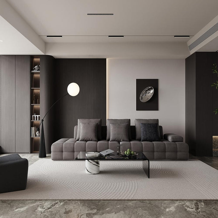 PITAYA Black Fabric Sofa