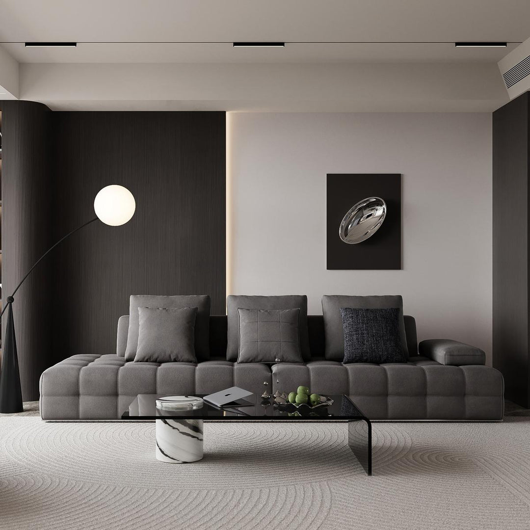 PITAYA Black Fabric Sofa