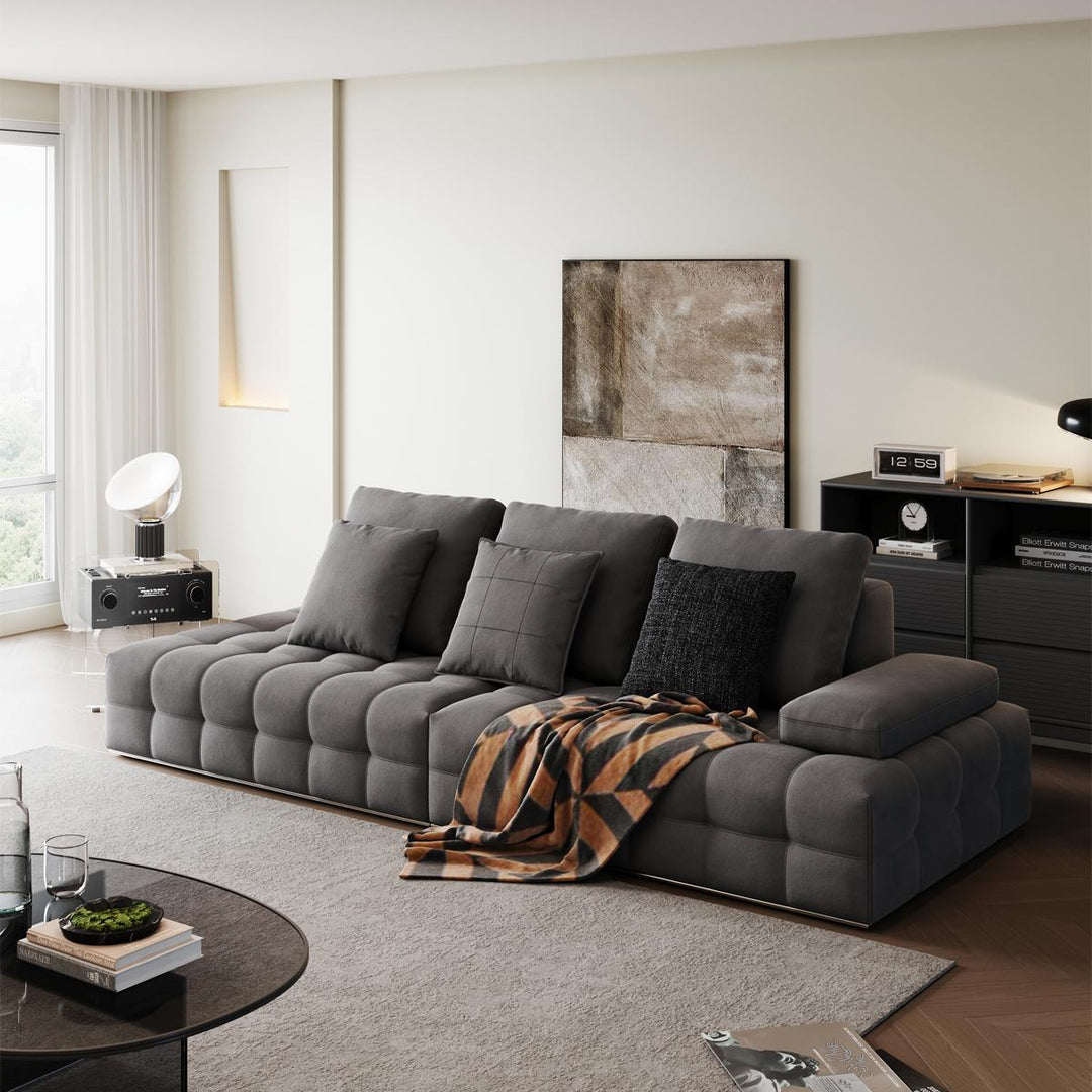 PITAYA Black Fabric Sofa