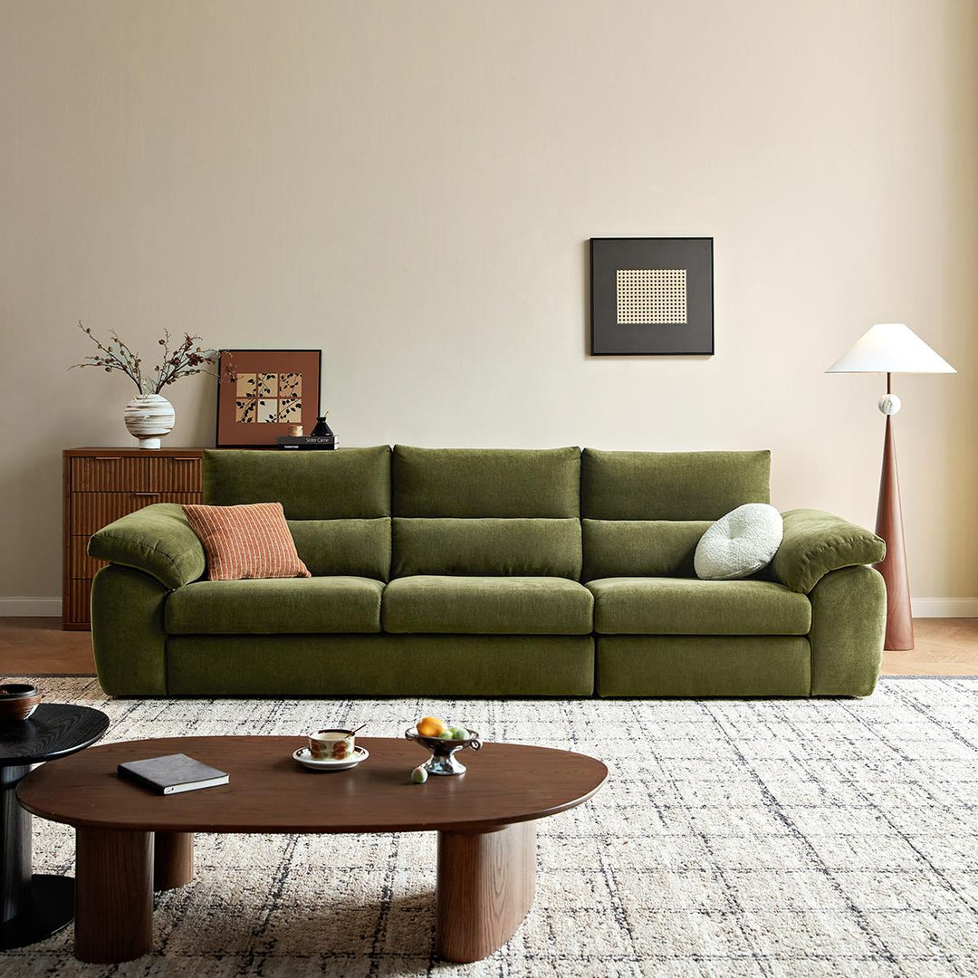 BECKETT Grey Fabric Sofa