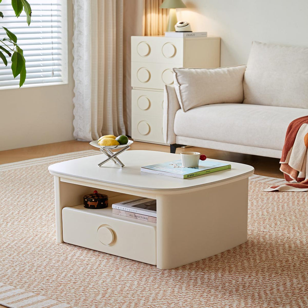 CARMEN White Coffee Table