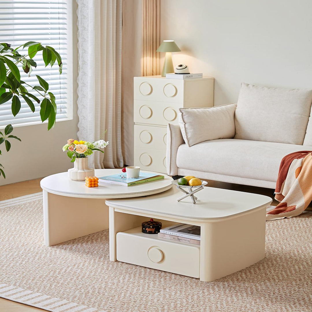 CARMEN White Coffee Table