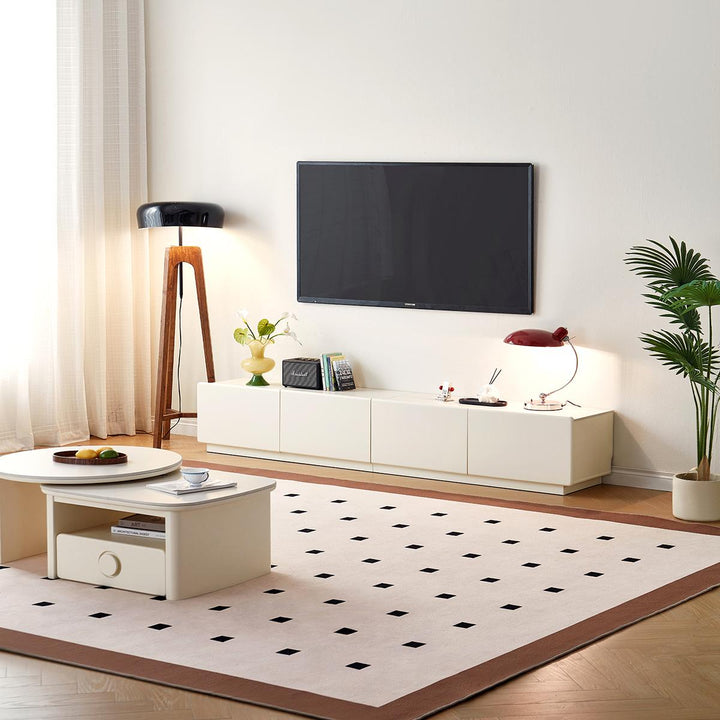 CASSANDRA White TV Stand