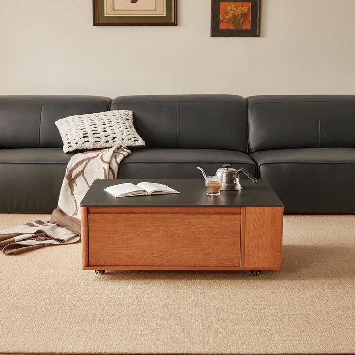 PRUSSIA Warm Wood Color Coffee Table