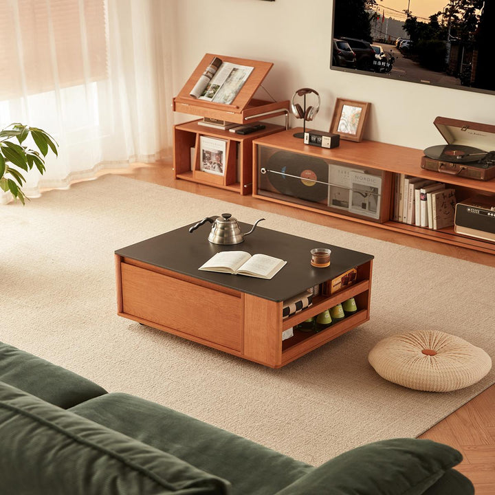 PRUSSIA Warm Wood Color Coffee Table