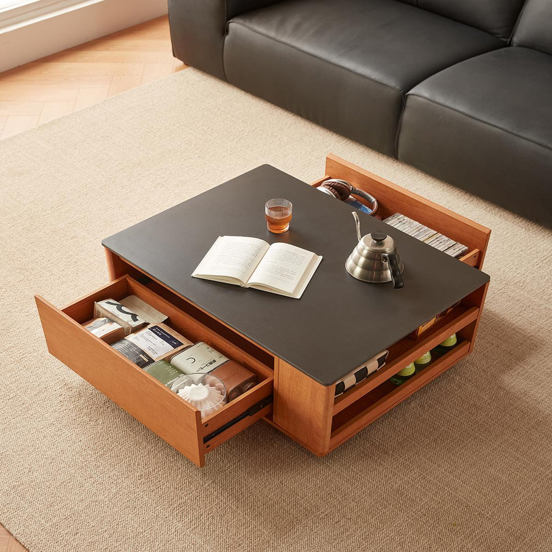 PRUSSIA Warm Wood Color Coffee Table
