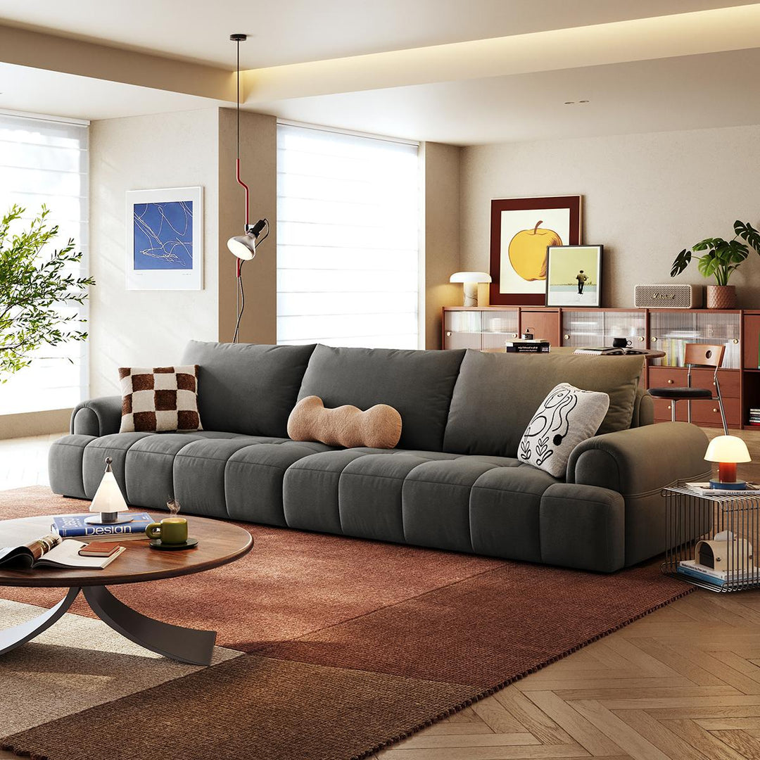 ROSS Beige Fabric Sofa (charged)