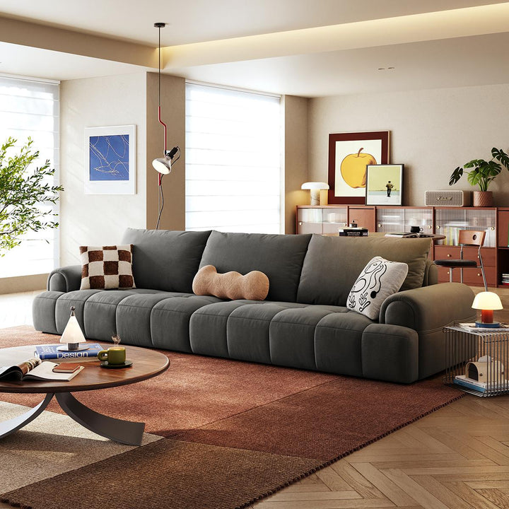 ROSS Beige Fabric Sofa (charged)