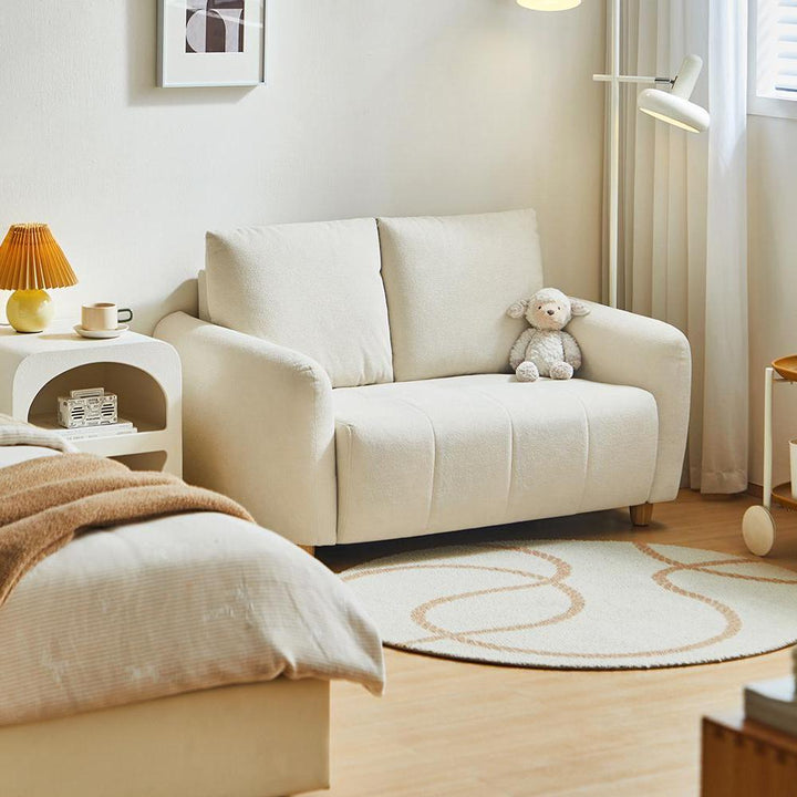 TEXAS Two seater white sofa