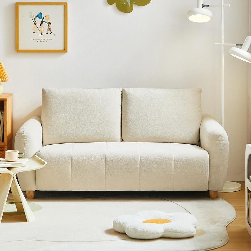 TEXAS Two seater white sofa