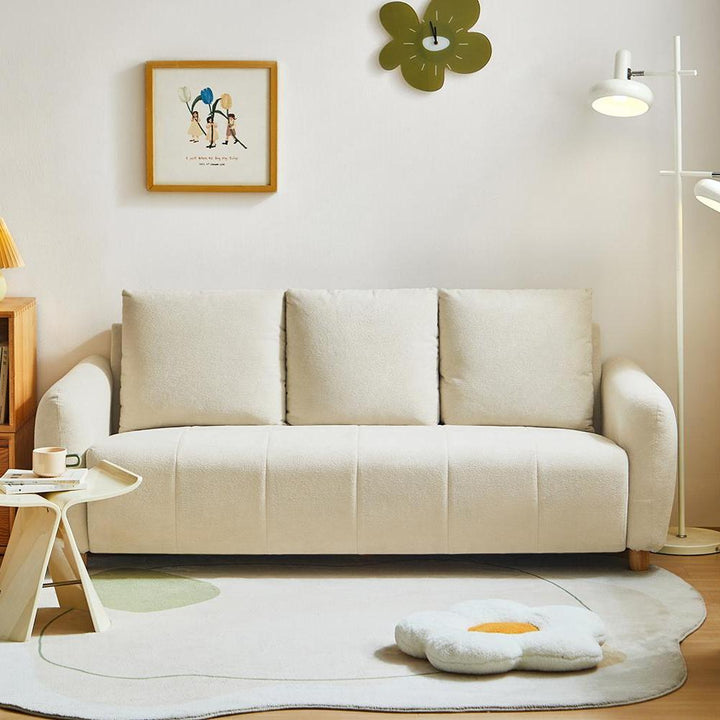 TEXAS Two seater white sofa