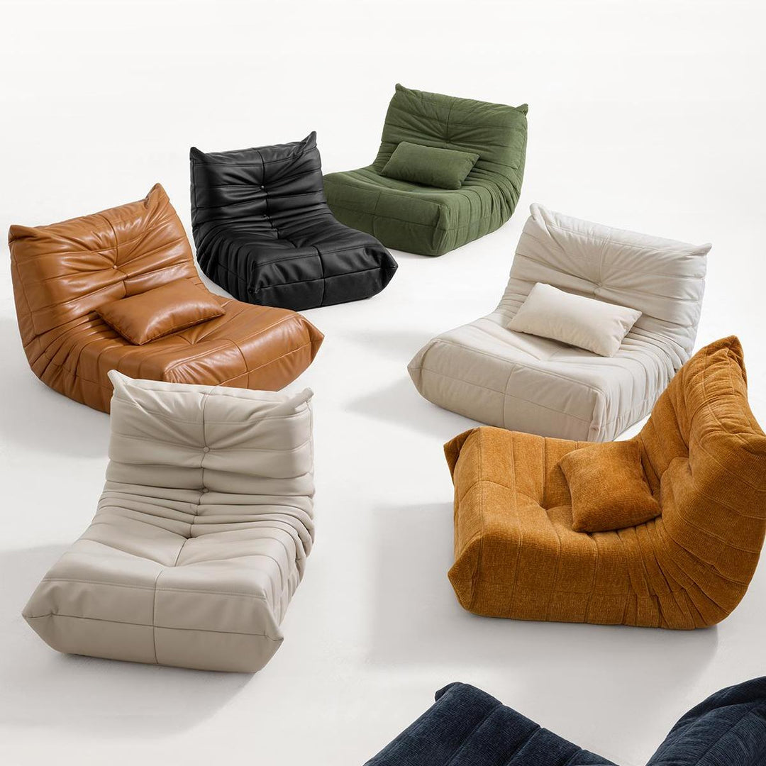 HARVEY Black lazy sofa