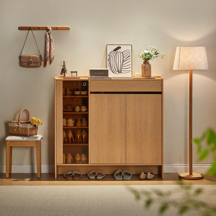 ISABEL Wood Color Shoe Cabinet