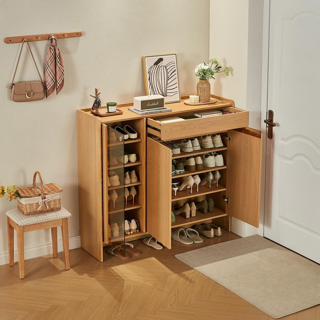 ISABEL Wood Color Shoe Cabinet