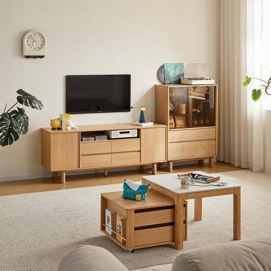 ISRAEL Wood Color TV Stand