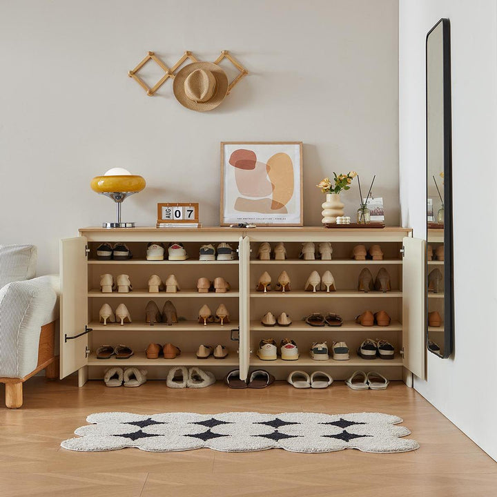 JOANNE Slim Four-Door Shoe Cabinet