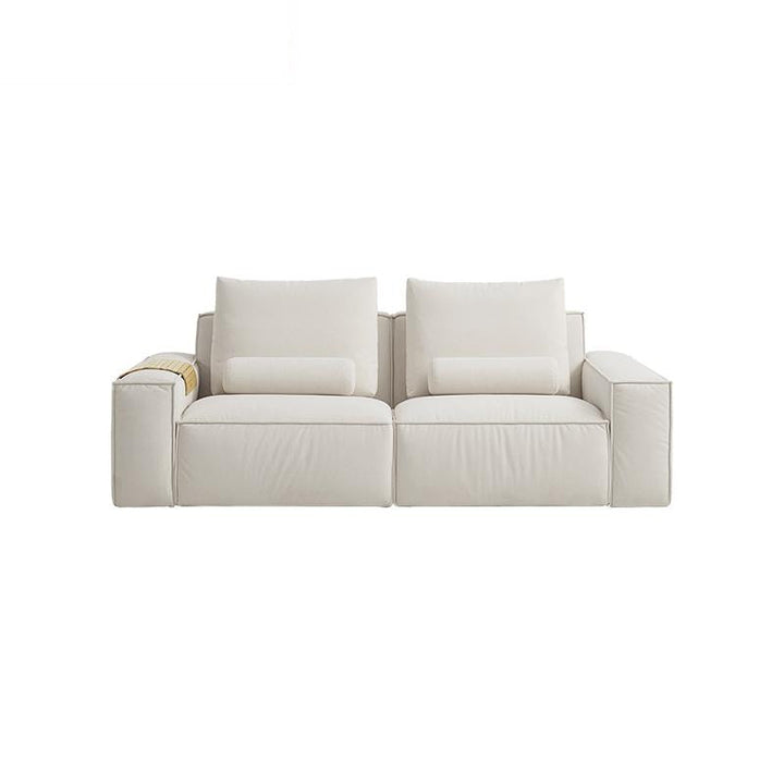 ANDERS White Fabric Sofa