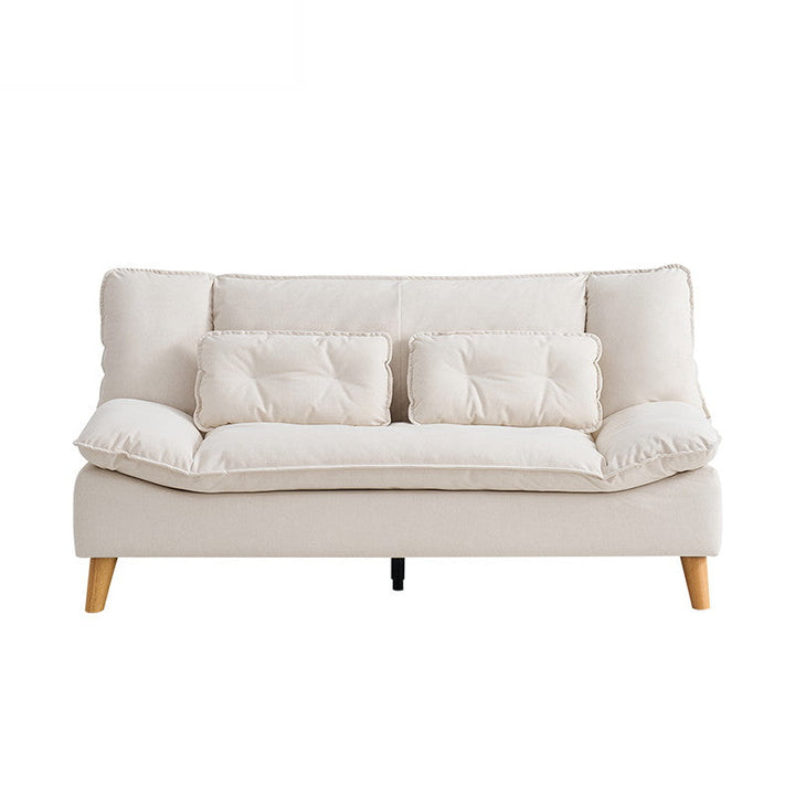 ANDREA White Fabric Sofa