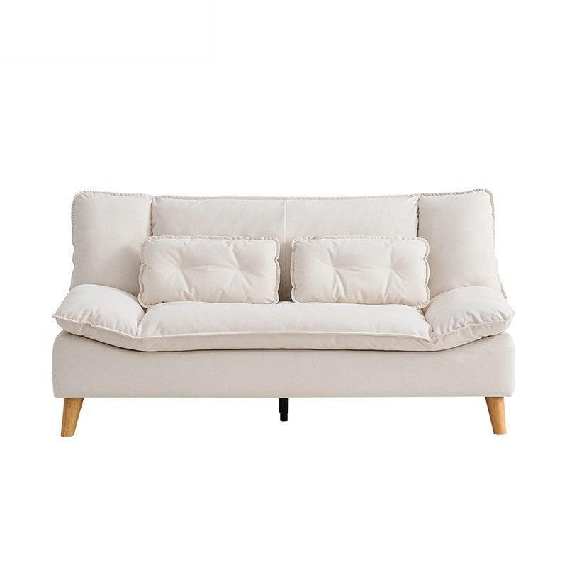 ANDREA White Fabric Sofa