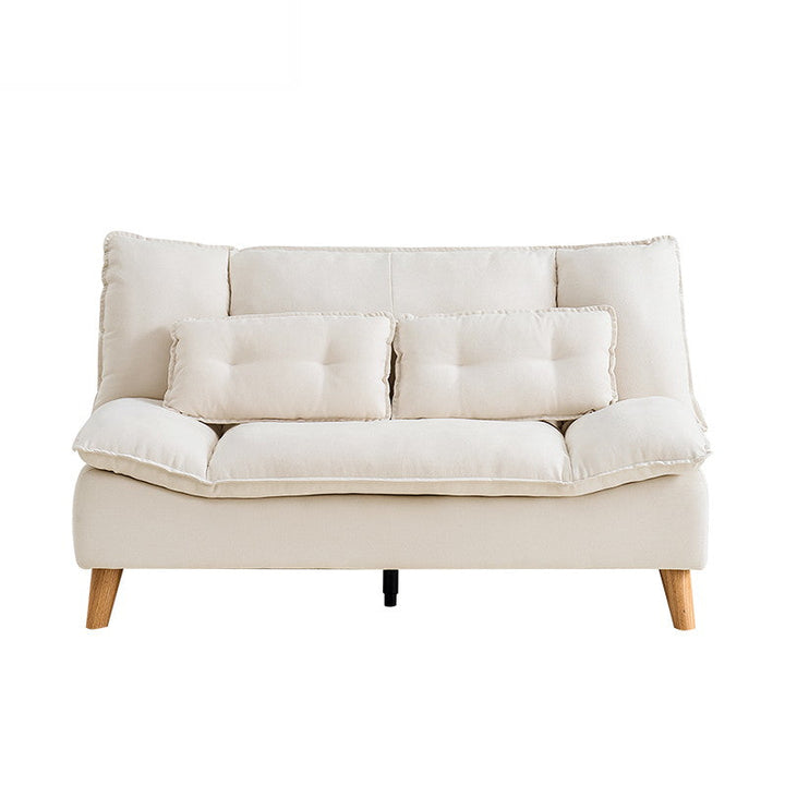 ANDREA White Fabric Sofa