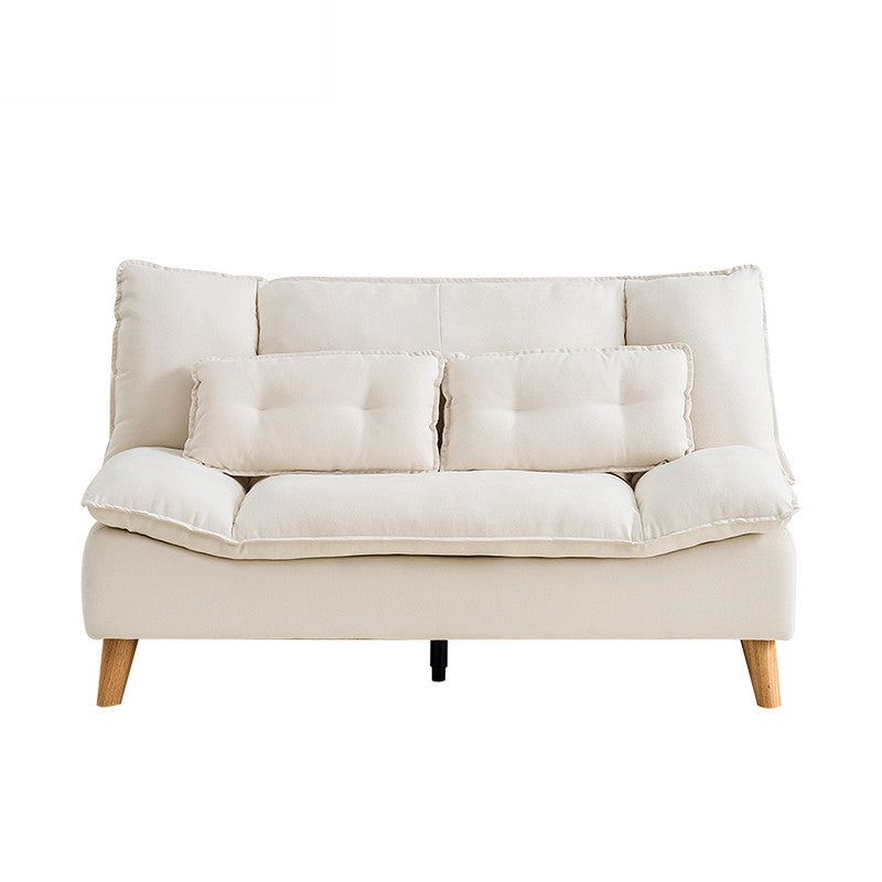 ANDREA White Fabric Sofa