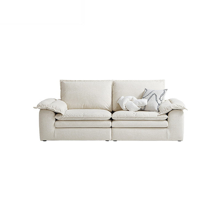ARTHUR White Fabric Sofa