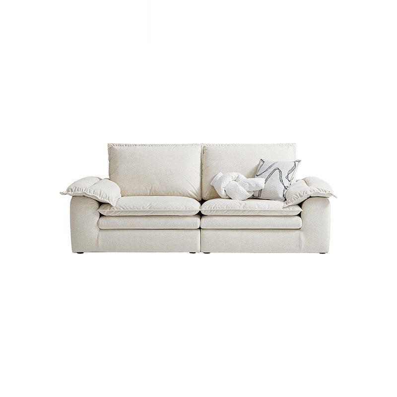 ARTHUR White Fabric Sofa