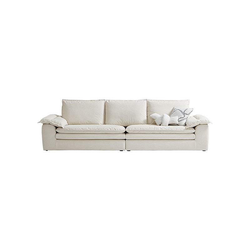 ARTHUR White Fabric Sofa