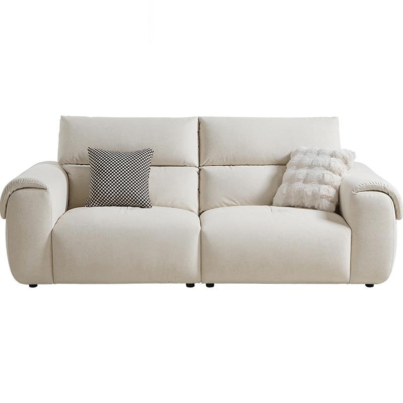 BENTON white fabric sofa
