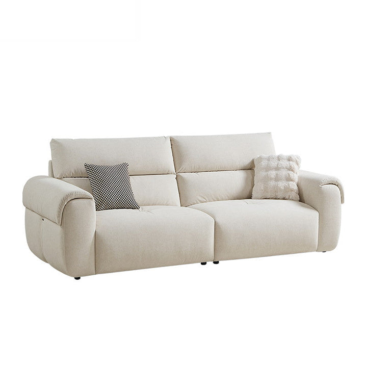 BENTON white fabric sofa