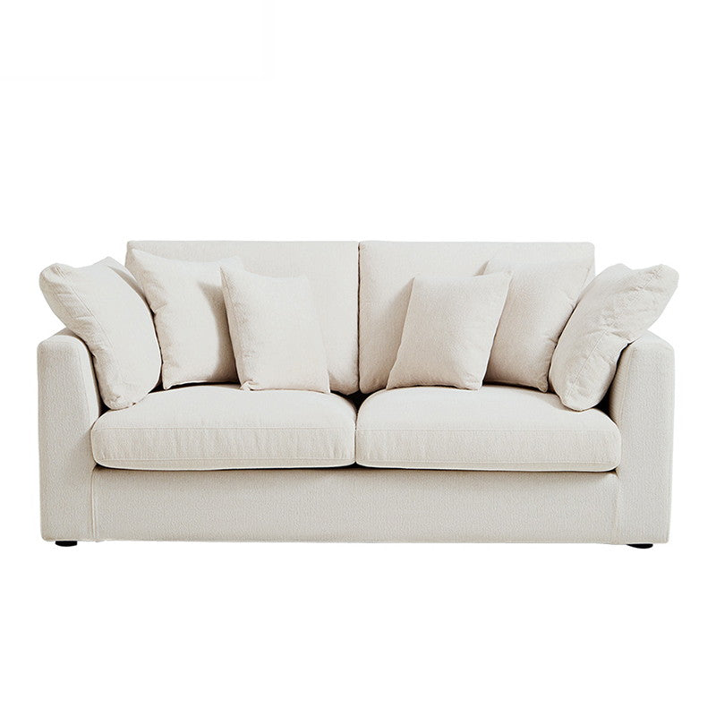 ATHENA White Fabric Sofa