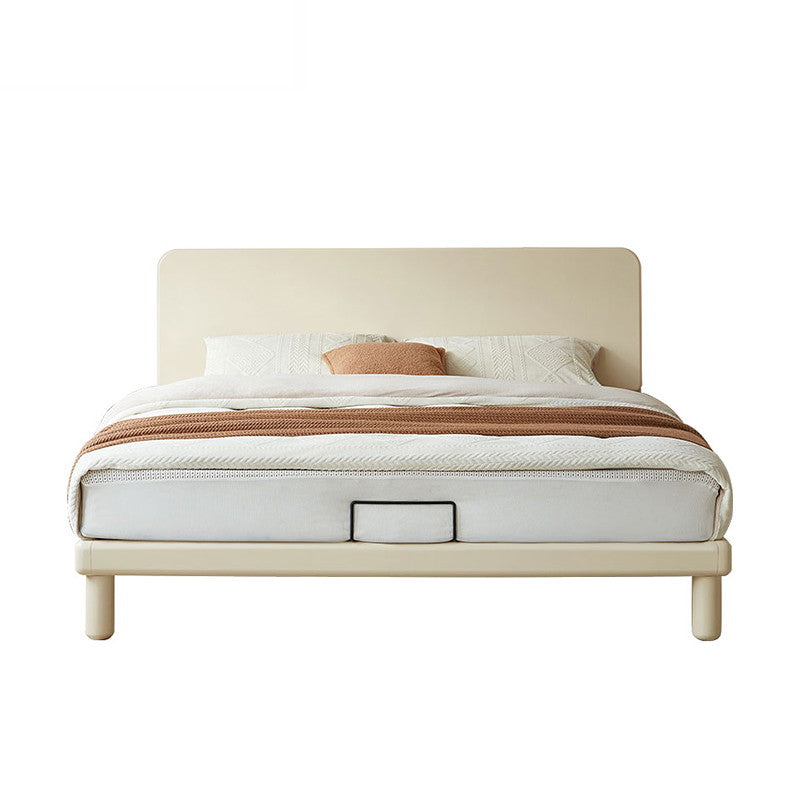 EURASIA White Panel Wood Bed