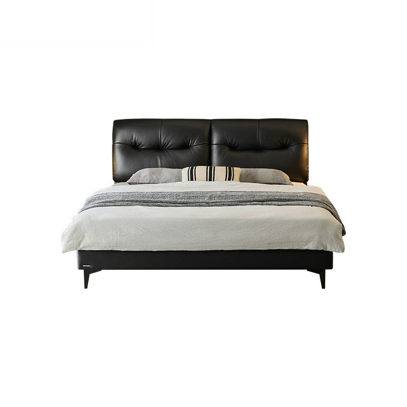 DALLAS Brown Leather Bed
