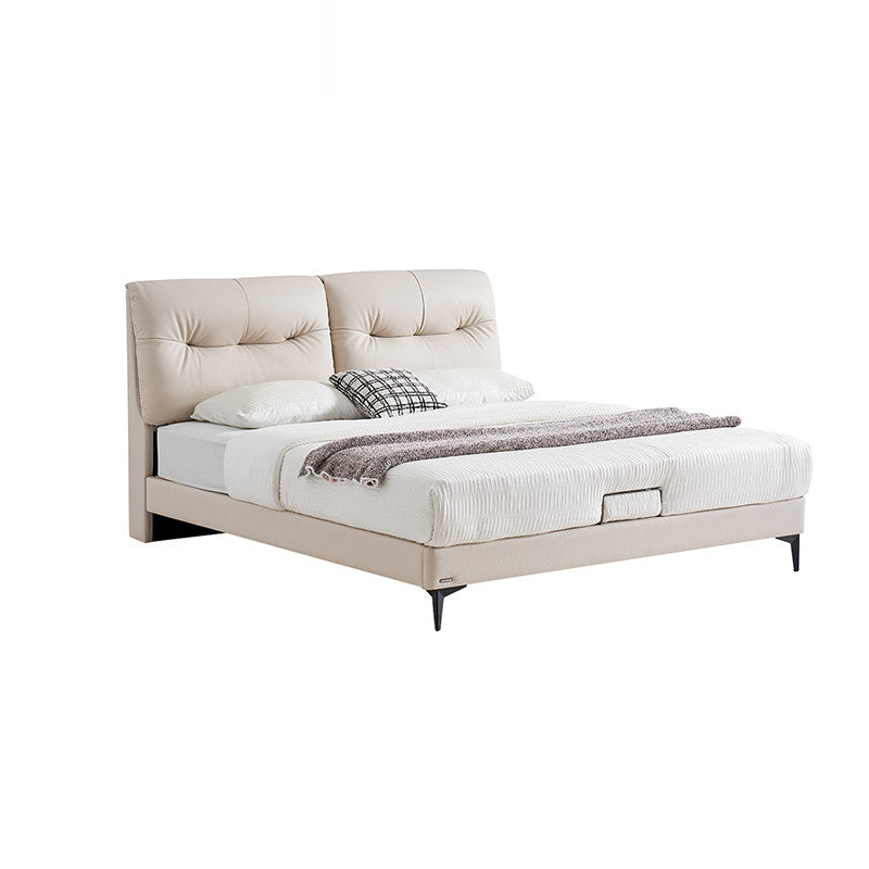 DALLAS Brown Leather Bed