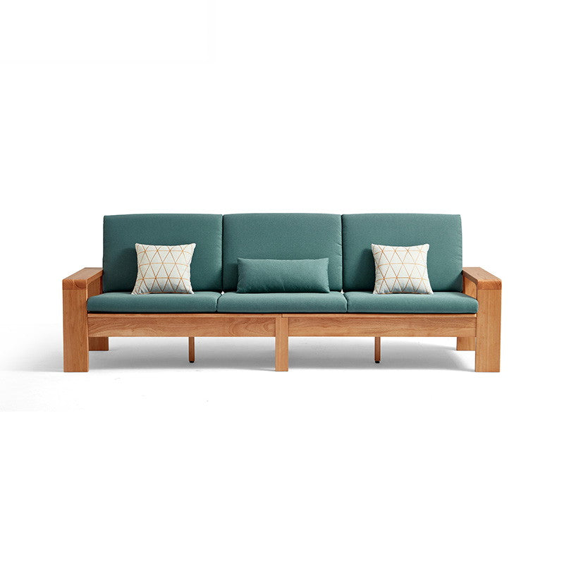 PIKO Single Grey Color Solid Wood Sofa