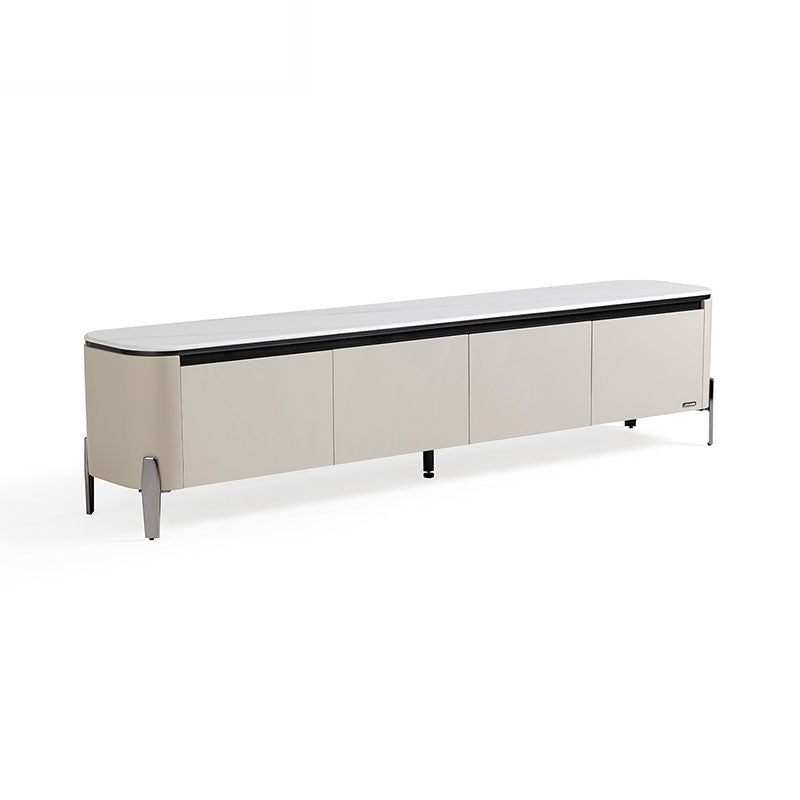 ESMERALDA Grey and White TV Stand