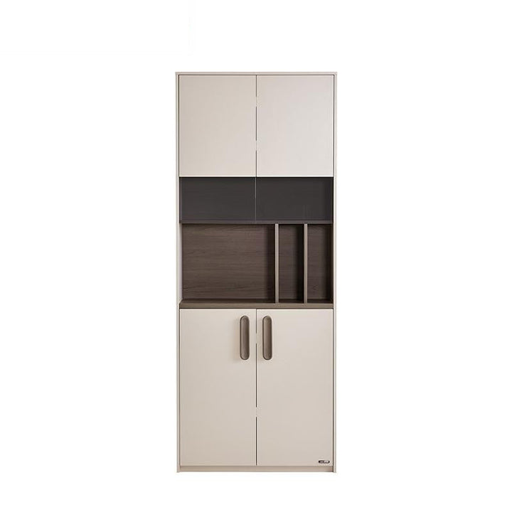 GRIFFIN 80cm Regular Book Shelves Grey + Black Walnut