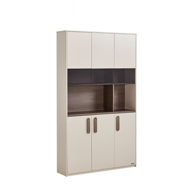 GRIFFIN 120cm Regular Book Shelves Grey + Black Walnut