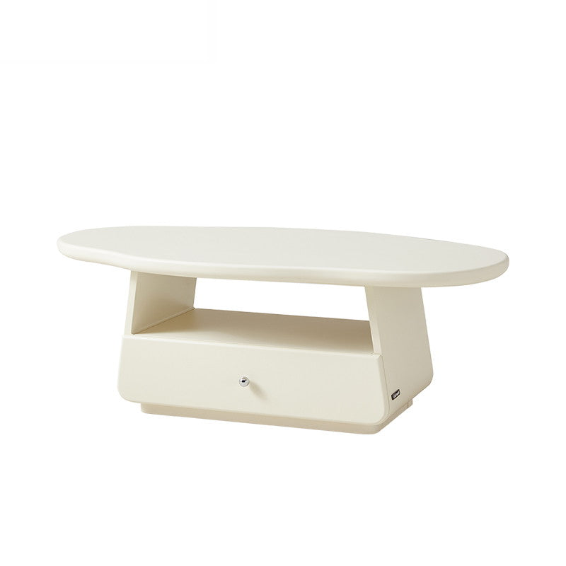 GENEVIEVE White Special Shaped Coffee Table