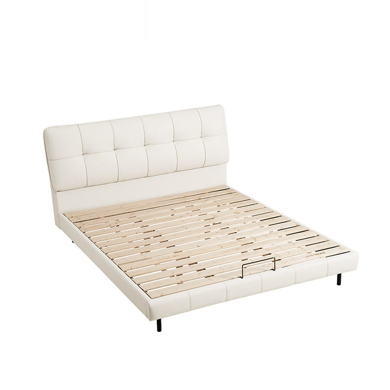 SURAT White Fabric Bed